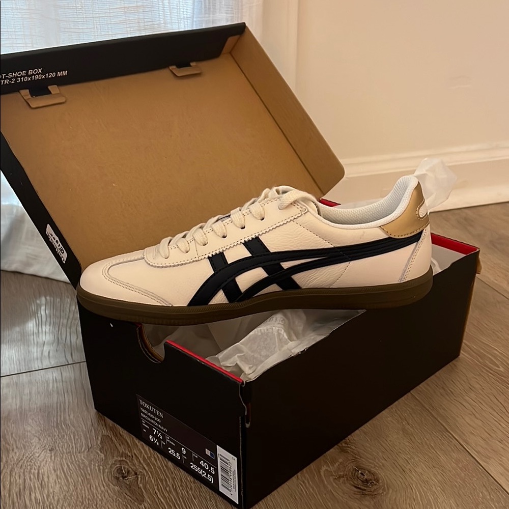 Onitsuka Tiger by Asics Birch and Iron Navy Sneakers